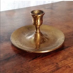 Vintage brass candle stick holder